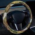 thumbnail image 2 of Map section 14.5 Inch Printing PVC Leather Car Wheel Cover Auto Accessories - Steering Wheel Cover, Car Wheel Covers, Steering Wheel Cover, 2 of 6