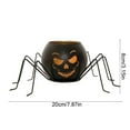 thumbnail image 3 of Beautynvta Halloween Candlestick Decoration, Black Spider Shaped Tealight Candle Holders, Halloween Decorations Indoor Party Mantel Coffe Table Centerpiece Decor, L, 3 of 6
