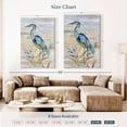 thumbnail image 4 of Elephant Stock Blue Heron Ii Wall Art - Vertical Canvas Wall Art - Dining Room Wall Decor - Animal Canvas - Gray And Beige Decor By Nan - 32" x 48", 4 of 8