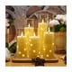 thumbnail image 5 of Velas Led Grande Flama Realista Vaso De Cristal Remoto 5 pcs, Blanco, 5 of 5