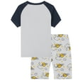 thumbnail image 2 of WIBACKER Little Boys Short Sleeve Top and Shorts Toddler Kid Cotton 2 Piece Space Pajama Set, 2 of 11