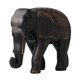 thumbnail image 2 of Estatua de elefante de resina, figura coleccionable, adorno Feng Shui, animal decorativo Negro, 2 of 9
