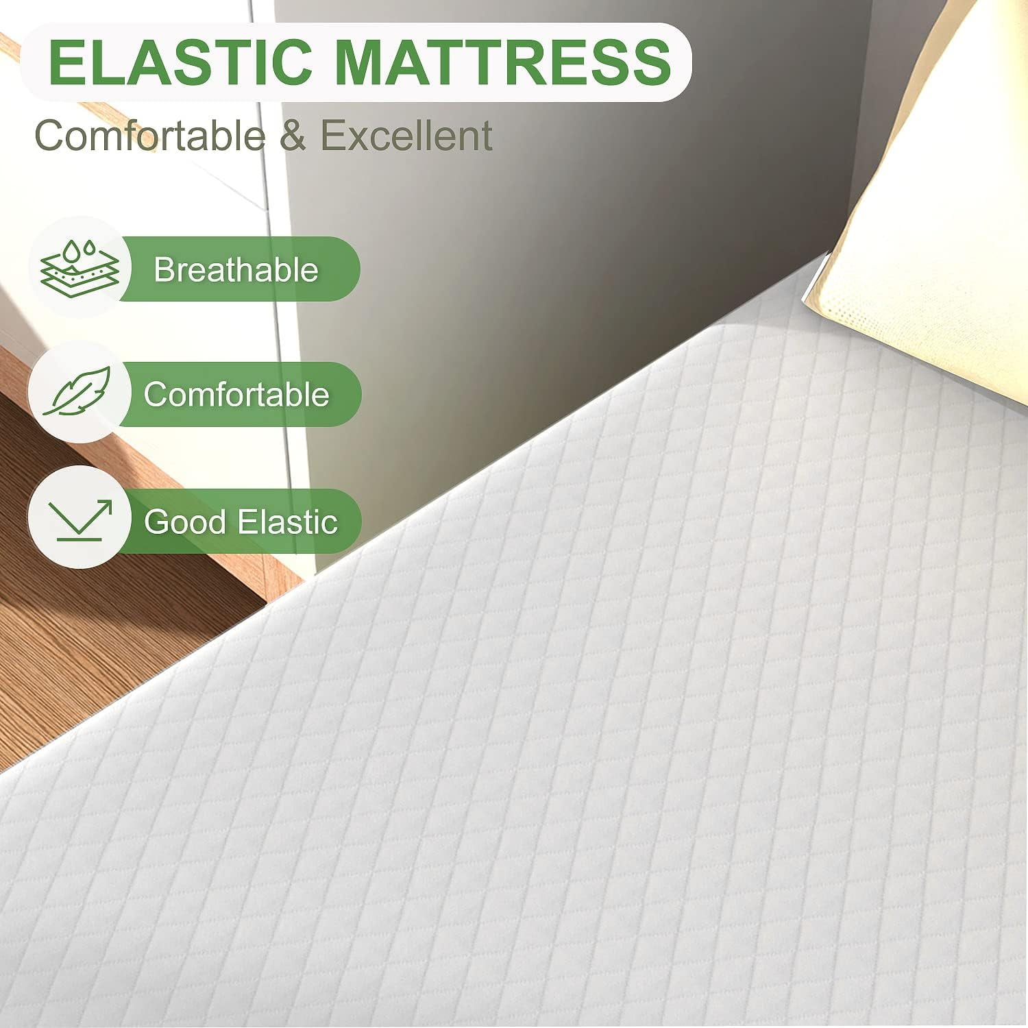 5 inch Twin Size Mattress  Memory Foam Mattress  with Removable Soft Cover Medium Firm Mattresses CertiPUR-US Certified/Bed-in-a-Box for Cool Sleep Relieving Pressure Relief