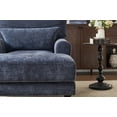 thumbnail image 6 of Chaise Lounge Indoor, Modern Upholstered Sleeper Chair and Sleeper Sofa for Living Room, Small Space, Blue, 6 of 8