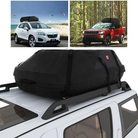 Waterproof Cargo Bag Box Vans SUV Car Top Rooftop Luggage Carrier