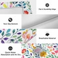 thumbnail image 6 of Colorful Summer Botanical Outdoor Rug for Patio/Deck/Porch, Non-Slip Large Area Rug 3 x 5 Ft, Spring Floral Leaf Abstract Art Indoor Outdoor Rugs Washable Area Rugs, Camping Rug Carpet Runner, 6 of 8