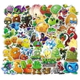 thumbnail image 2 of Pegatinas Plants Zombies de vinilo impermeable, paquete de 50 unidades, 2 of 3