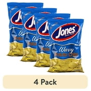 (4 pack) Jones' Wavy Potato Chips, 9 Oz.