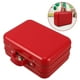 thumbnail image 4 of ColoMX Mini cajas de maleta Caja de regalo de fiesta de dulces Caja de maleta de juguete Bolso rectangular Contenedor de joyería de hojalata para electrónica Joyería Maquillaje Rojo, 4 of 7