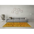 thumbnail image 3 of Ahgly Company Machine Washable Indoor Rectangle Oriental Yellow Traditional Area Rugs, 2' x 3', 3 of 4
