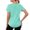 thumbnail image 4 of yillto Workout Shirts for Womens Short Sleeve Tops Running Athletic Tshirts Loose Casual Gym Tees Shirt, 4 of 8