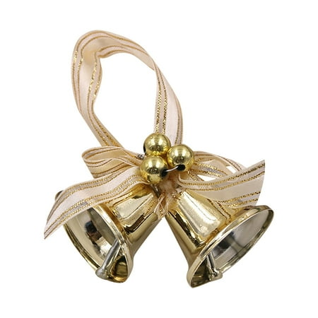 

VerPetridure Christmas Supplies Wrought Iron Christmas Tree Decoration Bell Pendant