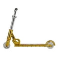 thumbnail image 2 of Vogacara Mini scooter juguete plástico 2 ruedas scooter educativo mini monopatín juguete, cabeza plateada y cuerpo dorado Type3 NO3, 2 of 6