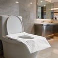 thumbnail image 6 of Disposable Toilet Seat Covers, Individually Wrapped Portable Travel Toilet Liners for Public Restrooms, Airplane, Hotel, and Camping, 6 of 6