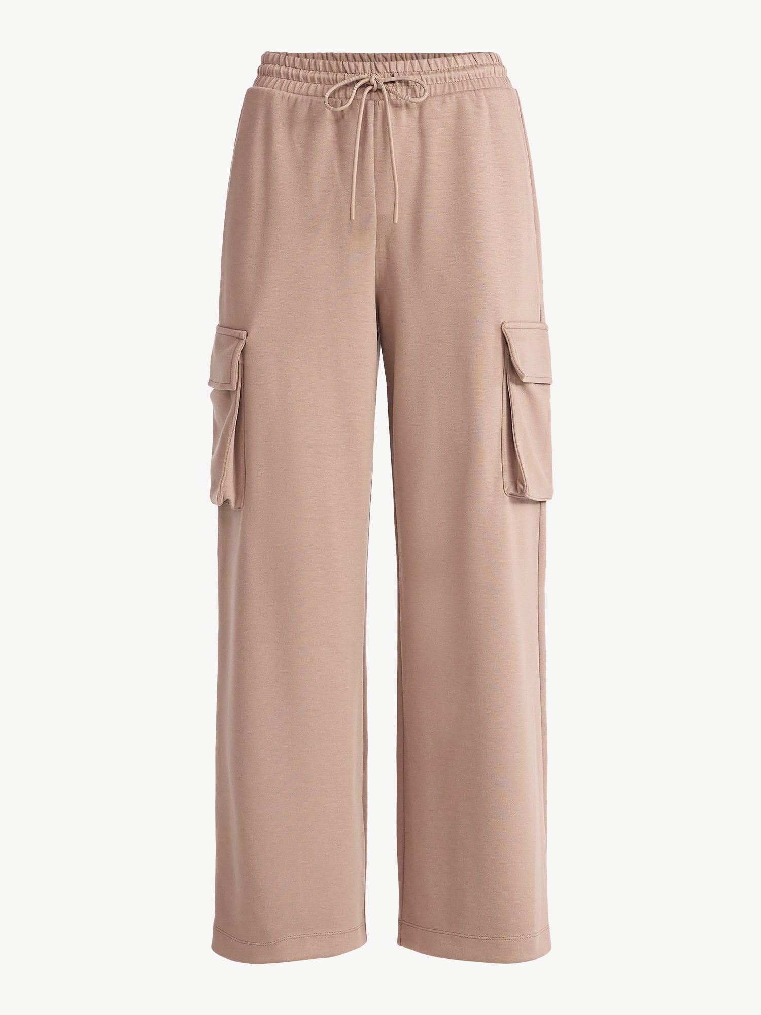 Scoop Women's and Women's Plus New Scubaknit Cargo Pants, Sizes XS-4X