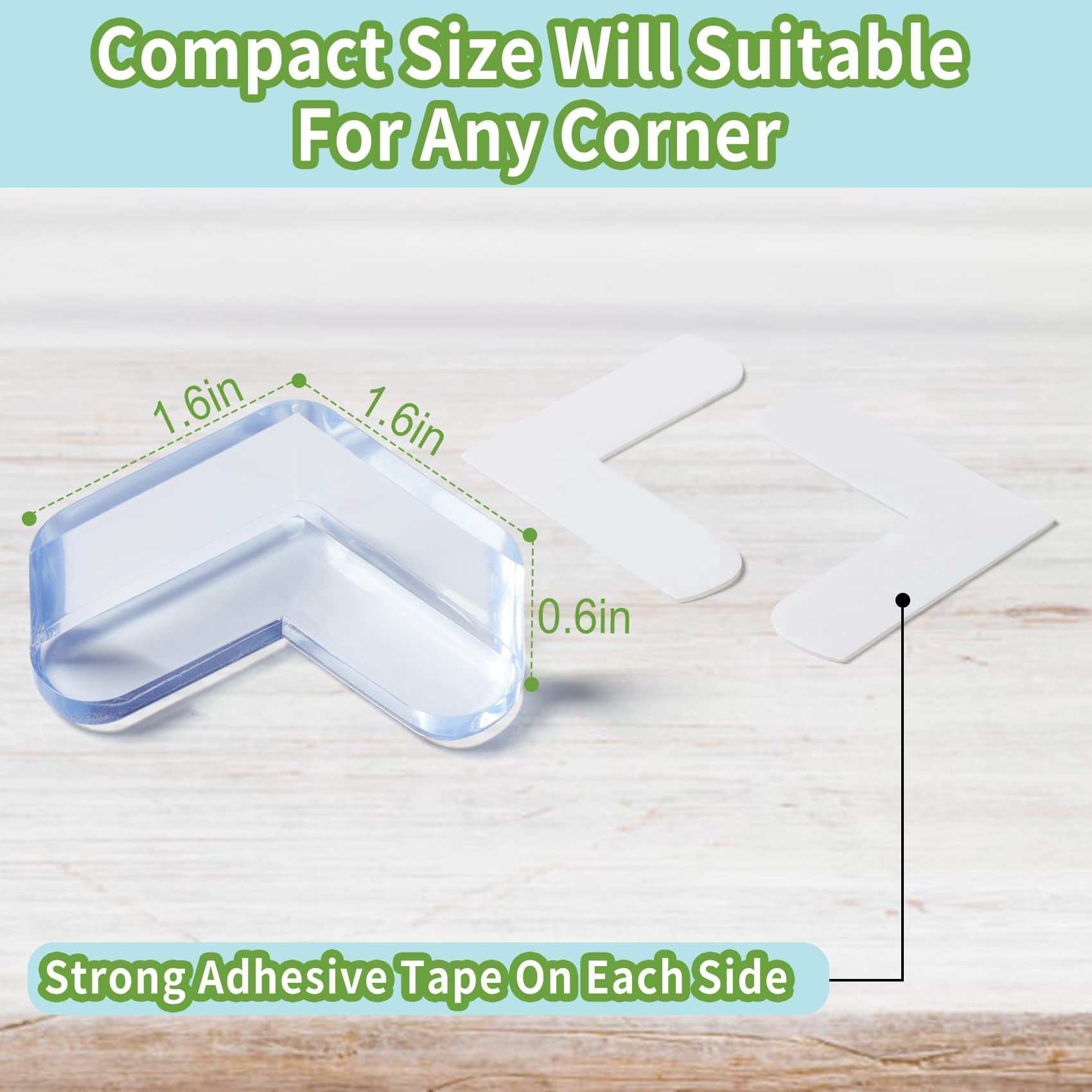 Baby Proofing Corner Protector Baby: 12 Pack Table Corner Protectors for Baby Furniture Guards| Baby Proof Corner Protectors to Cover Sharp Furniture