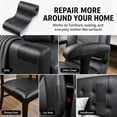 thumbnail image 5 of Self Adhesive Leather Repair Tape, Peel And Stick Leather Patch, Vinyl Repair Roll, Faux Leather Upholstery Sticker, Cuttable Furniture Refurbishment Material for Couch Furniture Sofas Car Seats, 5 of 6