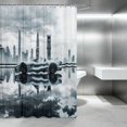 thumbnail image 2 of Erosebridal Sports Car Shower Curtain 72Wx84L, City Night Bathroom Shower Curtain, 2 of 5
