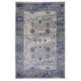 thumbnail image 2 of Contemporary Home Living 2' x 3' Rectangular Floral Scroll Area Throw Rug - Gray and Blue, 2 of 7
