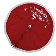 thumbnail image 4 of Christmas Tree Skirt Knitted Xmas Tree Skirt Snowflake Deer Christmas Tree Carpet Mat for Home Decoration, 4 of 12