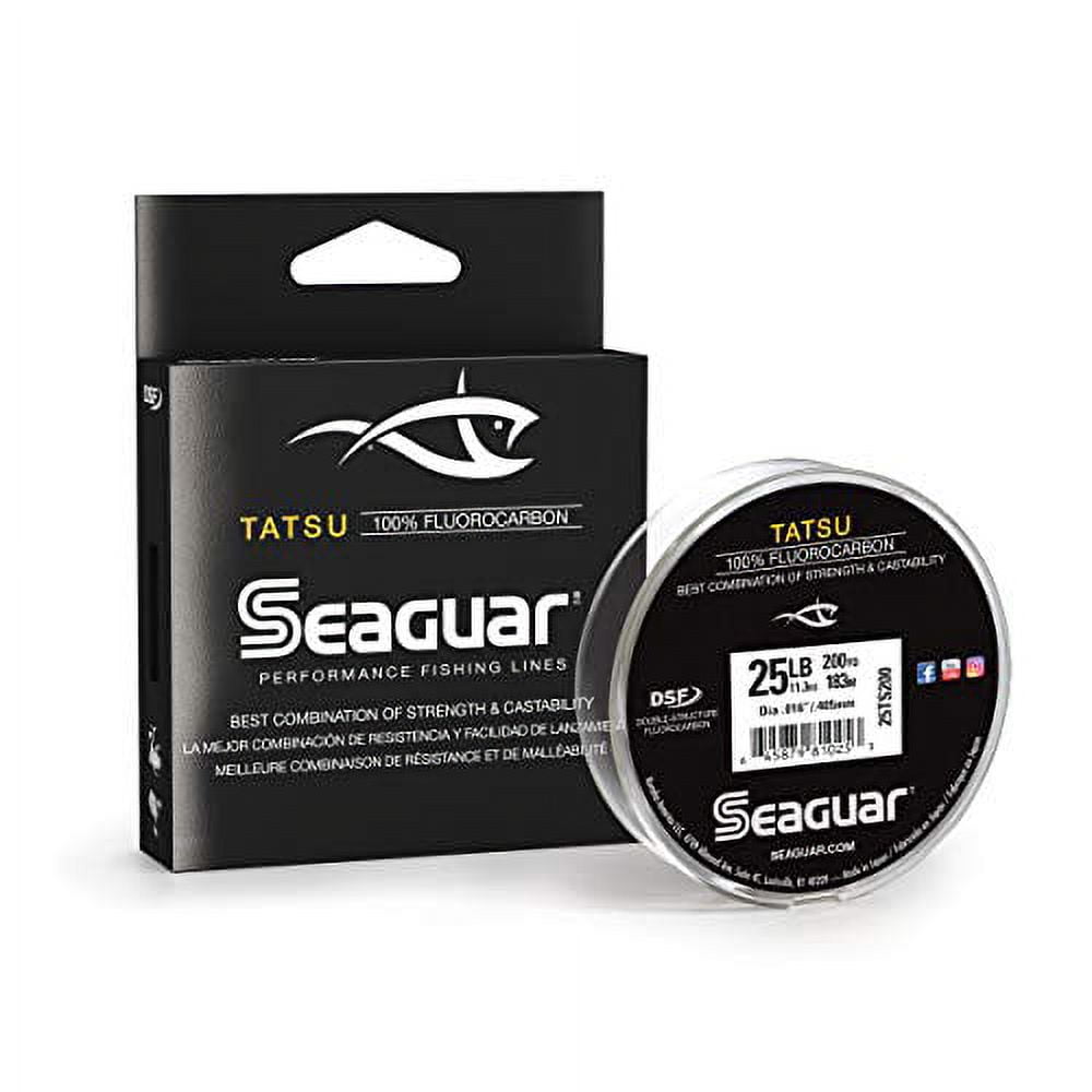 Seaguar Tatsu 100% Fluorocarbon Fishing Line(DSF), 4lbs, 200yds Break Strength/Length - 04TS200