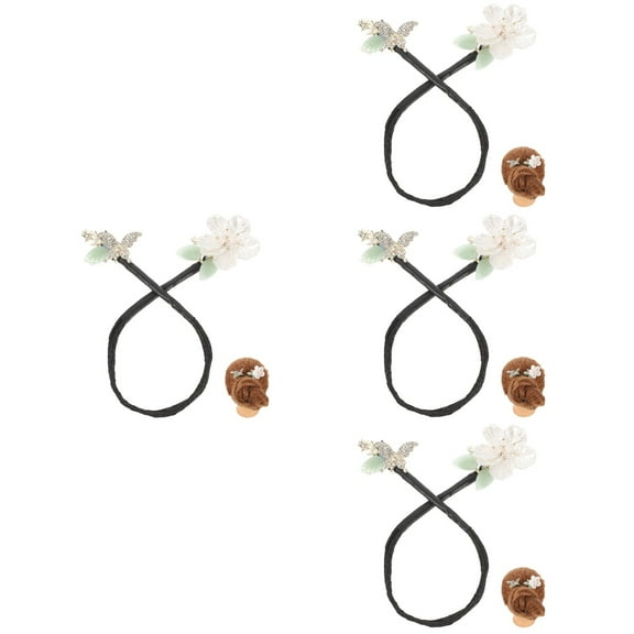 4 Count Hair Wire Bun Twist Curlers Hair Hair Styling Tool Miss 36x3.5cm