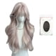 thumbnail image 1 of Long Grey Pink Wavy Wig for Women Natural Realistics Full Head Wig for Daily Themed Events, 1 of 5