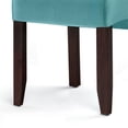 thumbnail image 4 of Cosmopolitan Chaise Contemporaine Touffeté Parson(Set de 2)en Tissu Aspect Lin Aqua, 4 of 7