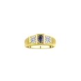 thumbnail image 1 of RYLOS Men's Rings 14K Yellow Gold Classic 6X4MM Oval Gemstone & Diamond Ring Alexandrite June Birthstone Rings For Men, Gold Rings Size 11, 1 of 7