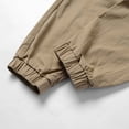 thumbnail image 4 of lcziwo Men Pants with Multi Pockets EDC Beach Jogger Cargo Pants Cotton Casual Summer Classic Fit Sweatpants Khaki M, 4 of 9