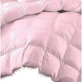 thumbnail image 3 of DNG Creations 5 Piece Pom Pom Box Design Comforter 550 GSM All Season White Vintage Pom-Pom Fringe ( Oversized Queen Size ) 100% Egyptian Cotton, Solid Baby Pink Colour, 3 of 5