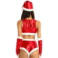 thumbnail image 3 of DPOIS Women's Christmas Mrs Santa Claus Costume Red X-Large, 3 of 7