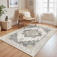 thumbnail image 5 of KUETH 2X7 Vintage Runner Rug Machine Washable Rugs for Living Room, Non Slip Flat Pile Rug with Rubber Backing, Boho Rug for Entryway Hallway Kitchen and Corridor, 5 of 5