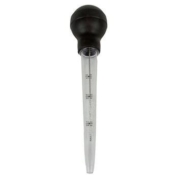 Mainstays Baster with Cleaning Brush with Dual Measurement Marks Made from SAN, TPR, Nylon and Steel