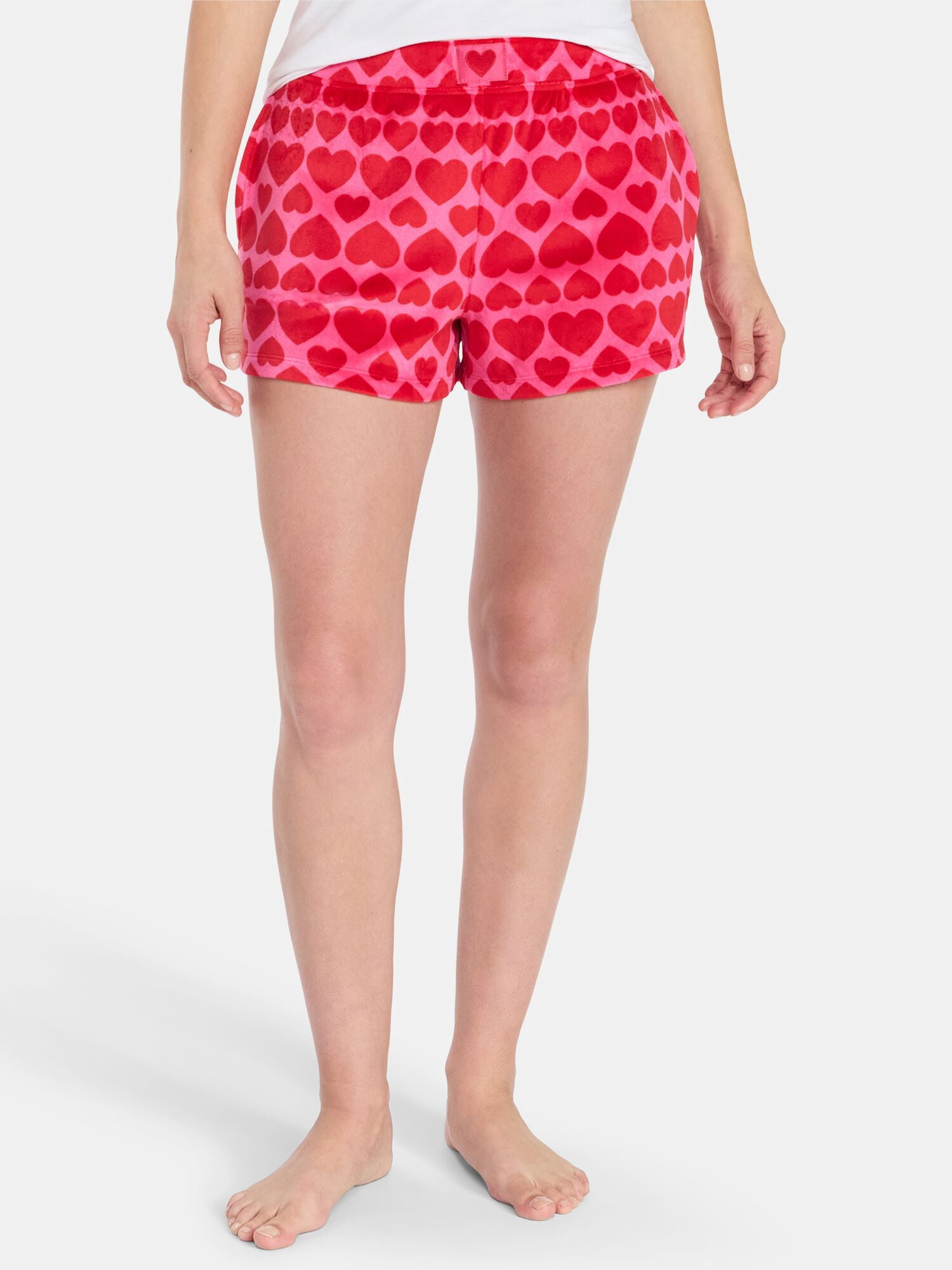 Valentine's Day Women's Sleep Shorts from Way to Celebrate, 2-Pack, Sizes XS-3X