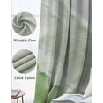 thumbnail image 3 of Sage Green Coastal Wave Blackout Curtains for Bedroom Living Room Darkening Curtains 54 Inch Long Summer Modern Ocean Beach Short Curtain for Small Window Treatment Insulated Grommet Drapes 42"x54"x2, 3 of 9