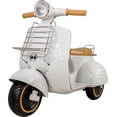 thumbnail image 1 of Motocicleta Montable Vintage Motoneta 12 V Luz Led, 1 of 5