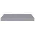 thumbnail image 4 of vidaXL Floating Wall Shelf Grey 50x23x3.8 cm MDF, 4 of 9