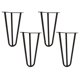 thumbnail image 2 of 4PCS Hairpin Metal Table Legs Heavy Duty Durable Iron DIY Hairpin Furniture Leg for Nightstand Coffee Table Desk, 2 of 5