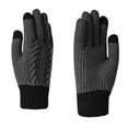 thumbnail image 2 of Kilaqueen Winter Gloves for Women/Men Warm Wool Touch Screen Windproof Thermal Knit Fleece Lined Gloves for Cold Weather Full Fingers Gloves, 2 of 3