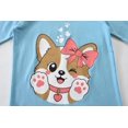 thumbnail image 5 of FEDPOP Toddler Girls Pajamas Cat Graphic Long Sleeve Sleepwear Kids Pjs Set Size 3T, 5 of 7