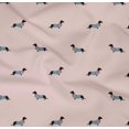 thumbnail image 4 of oneOone Organic Cotton Poplin Twill Fabric Dachshund Dog Printed Craft Fabric BTY 42 Inch Wide, 4 of 4