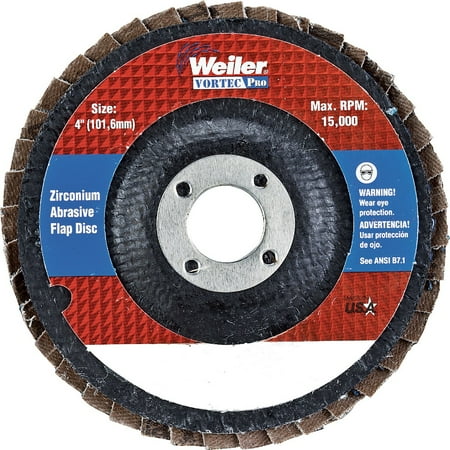 

Weiler Brush Weiler Vortec Type 29 Angle Grinder Flap Disc