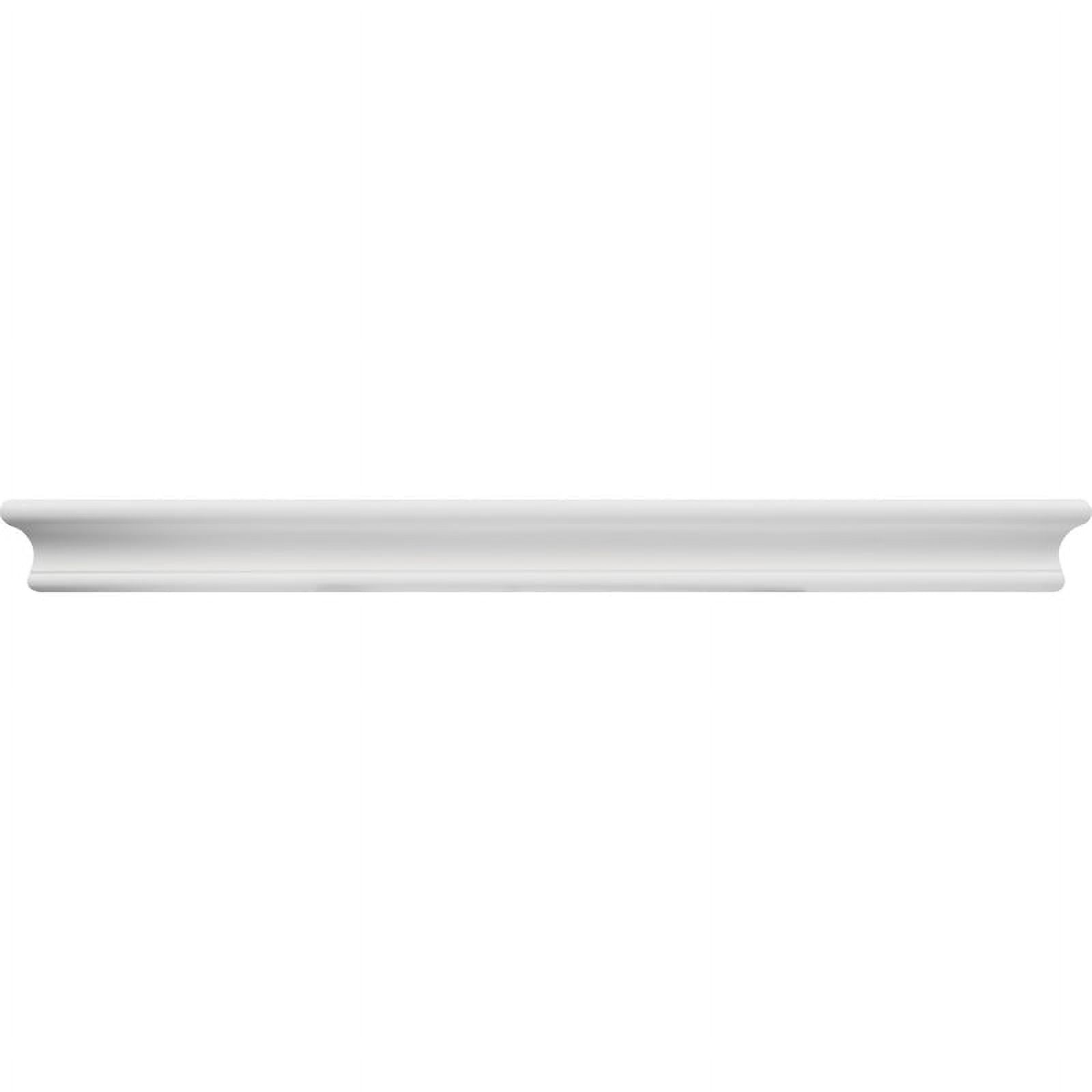 Great Choice Products White Floating Shelves For Wall Decor, 24 Inches Long  Wall Shelves For Bedroom Storage, Large Deep Wall Mounted Shelves For B…