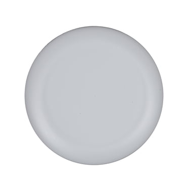 Mainstays 10.5" Round Plastic Plate, Gray
