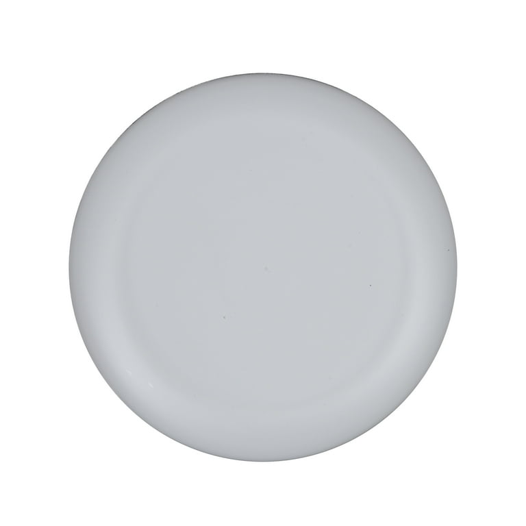 Mainstays Gray Round Plastic Plate, 10.5 inch 