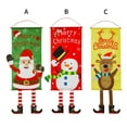 thumbnail image 4 of pitrice Christmas Banner Window Sign Christmas Window Flag Polyester Decorative Banner for Shop Bar Hotel, Animal, 4 of 6
