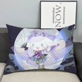 thumbnail image 1 of Cinnamoroll-funda de almohada decorativa, 30x50, 40x60, Anime Sanrio, Bonita, para decoración del hogar, habitación, novedad, 1 of 4