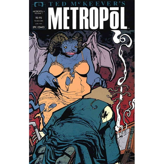 Metropol (Ted McKeever's ) #4 VF ; Epic Comic Book
