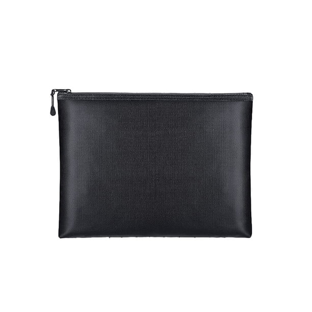 Eigraketly Bolsa para documentos ignífuga con cremallera Resistente a altas temperaturas Oficina Gran capacidad Dinero en efectivo Joyas Sobre Ropa Deportiva, Zapatos L